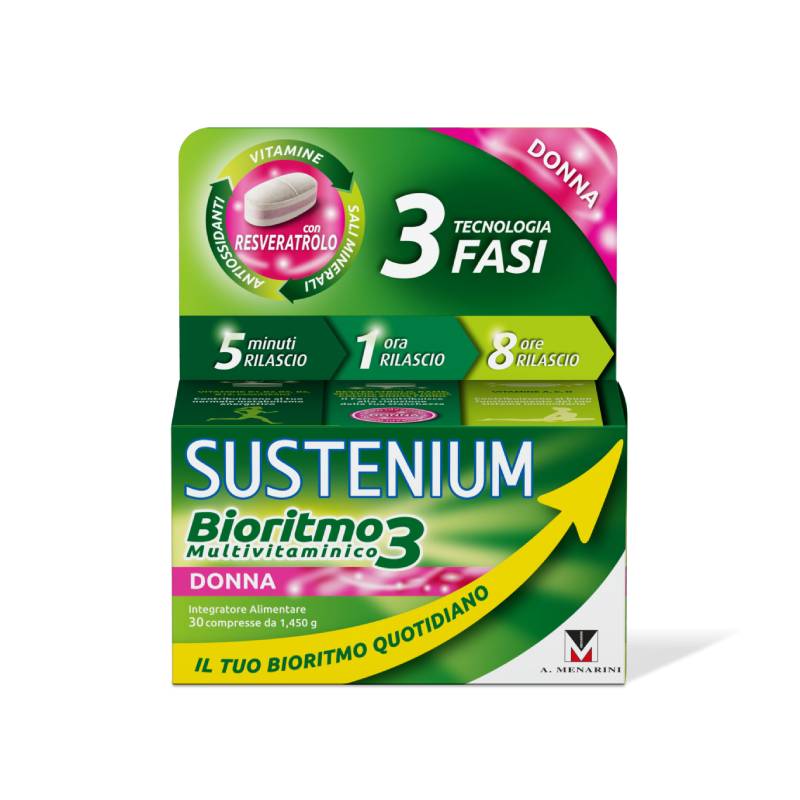 SUSTENIUM BIORITMO 3 MULTIVITAMINICO DONNA